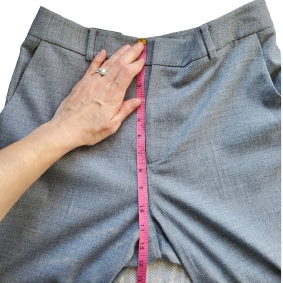 CLUB Monaco Grey Betia Straight Leg Pants Size 4 like new. Worn few times - Picture 4 of 7